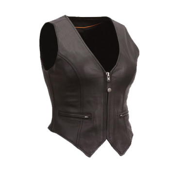 Ladies Leather Vest