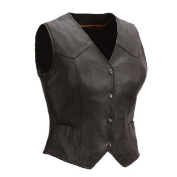 Ladies Leather Vest