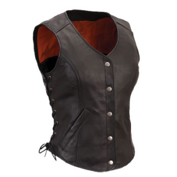 Ladies Leather Vest