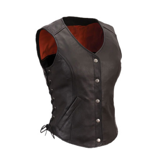 Ladies Leather Vest