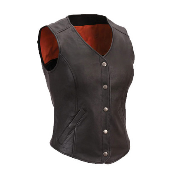 Ladies Leather Vest