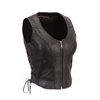 Ladies Leather Vest