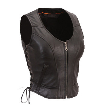 Ladies Leather Vest