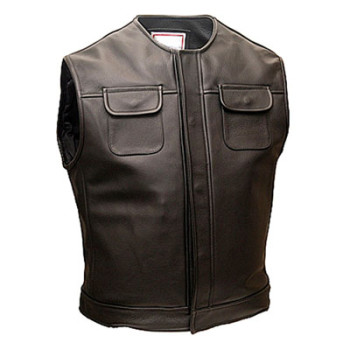 Leather Vest Men