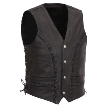 Leather Vest Men