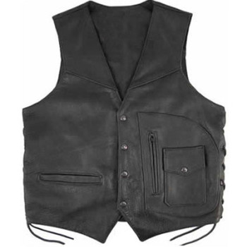 Leather Vest Men