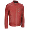 Men Motorcycle Leather Jacket