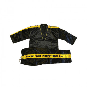 Black Kick Boxing Uniform: